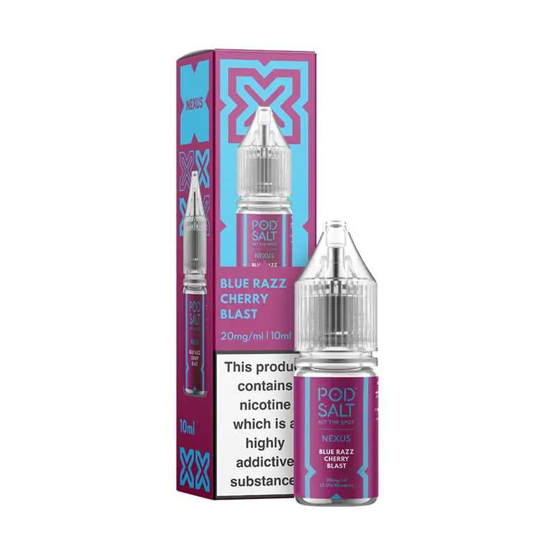 Blue Razz Cherry Blast&nbsp;Nic Salt 10ml By Pod Salt Nexus