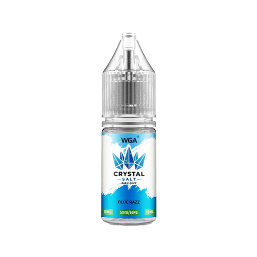 Blue Razz Crystal Saltnic Vape Juice by WGA
