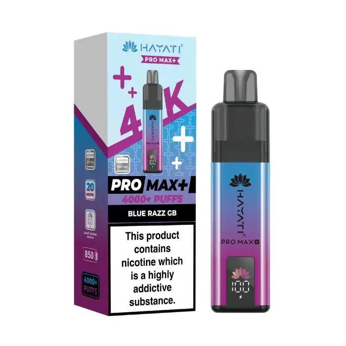 Blue Razz GB Hayati Pro Max Plus 4K Prefilled Pod Kit