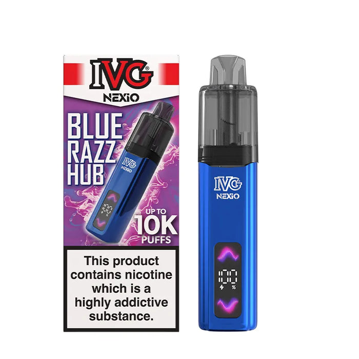 Blue Razz Hub IVG Nexio Prefilled Pod Kit 