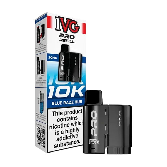 Blue Razz Hub IVG Pro Refill Pods