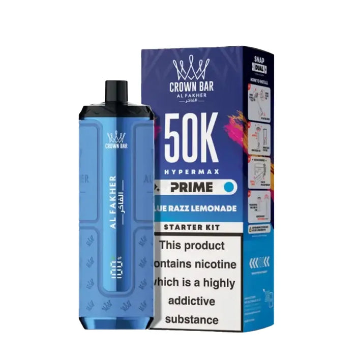 Blue Razz Lemonade Al Fakher 50K Hypermax Prime Pod Kit 
