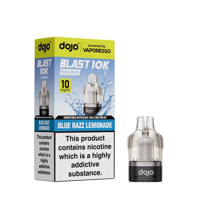 Blue Razz Lemonade Vaporesso Dojo Blast 10K Pods - 10mg