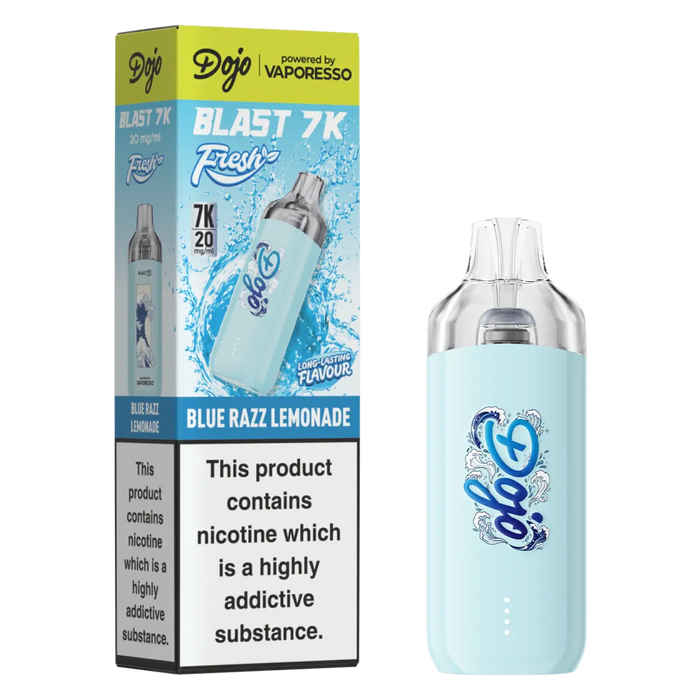 Blue Razz Lemonade Vaporesso Dojo Blast 7K Fresh Pod Kit