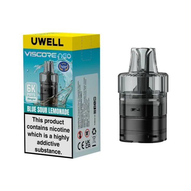 Blue Sour Lemonade Uwell Viscore Neo 6K Refill Pods