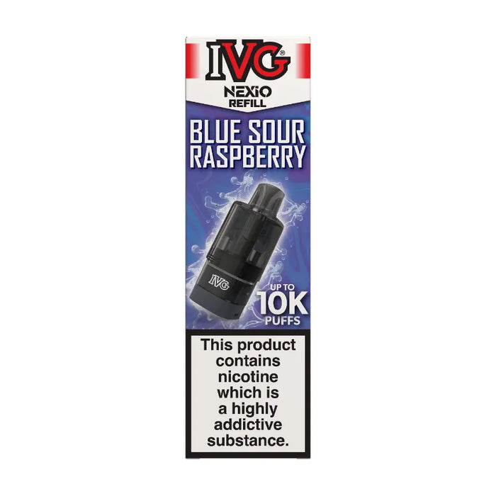 Blue Sour Raspberry IVG Nexio Refill Pods