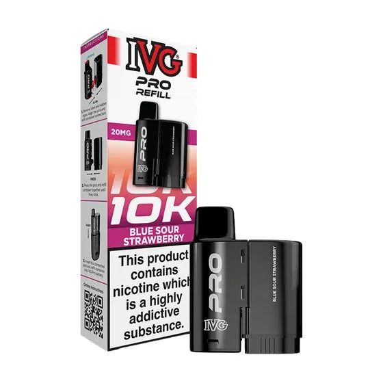 Blue Sour Strawberry IVG Pro Refill Pods