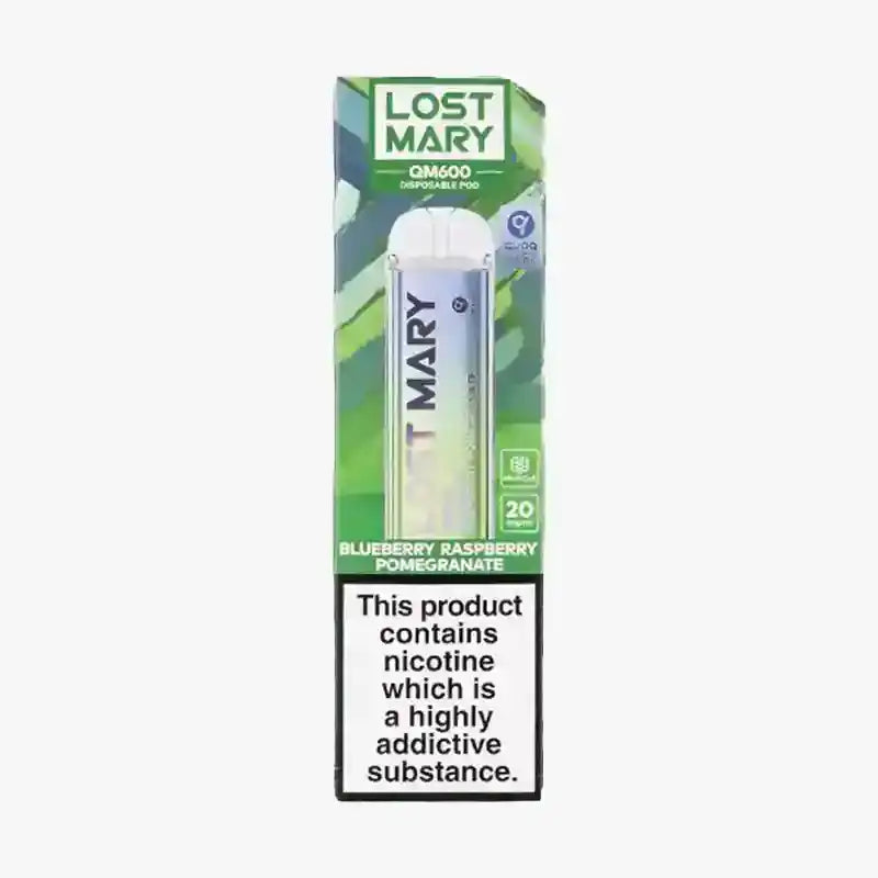 Blueberry Raspberry Lost Mary QM600 Box of 10