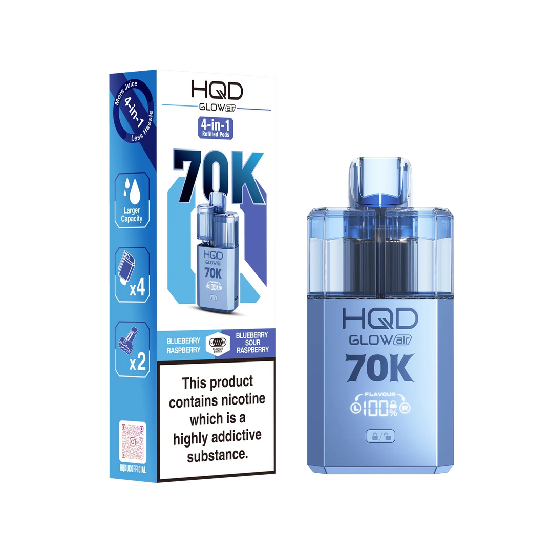 HQD Glow Air 70K Prefilled Vape Kit