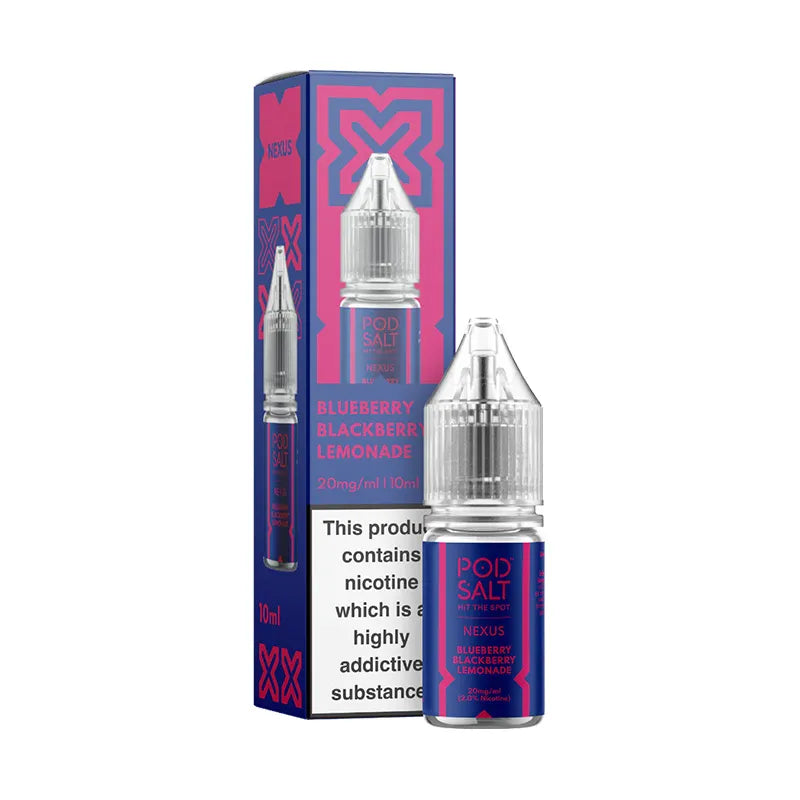Blueberry Blackberry Lemonade 10ml Nic Salt By Pod Salt Nexus