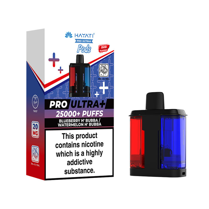 Blueberry H'Bubba / Watermelon H'Bubba Hayati Pro Ultra Plus Refill Pack