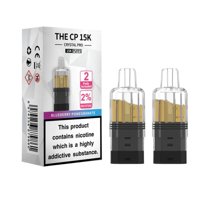 Blueberry Pomegranate Crystal Pro CP 15K Prefilled Pod + Refill Container