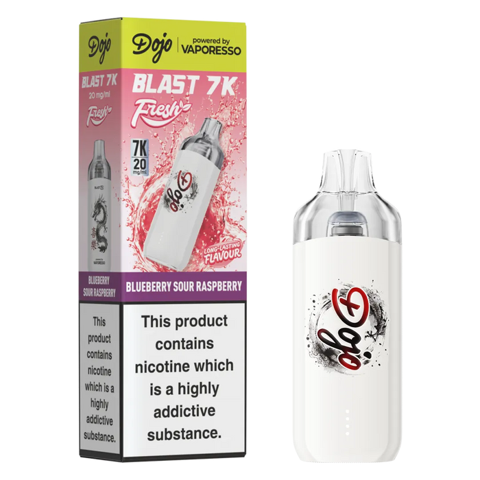 Blueberry Sour Raspberry Vaporesso Dojo Blast 7K Fresh Pod Kit
