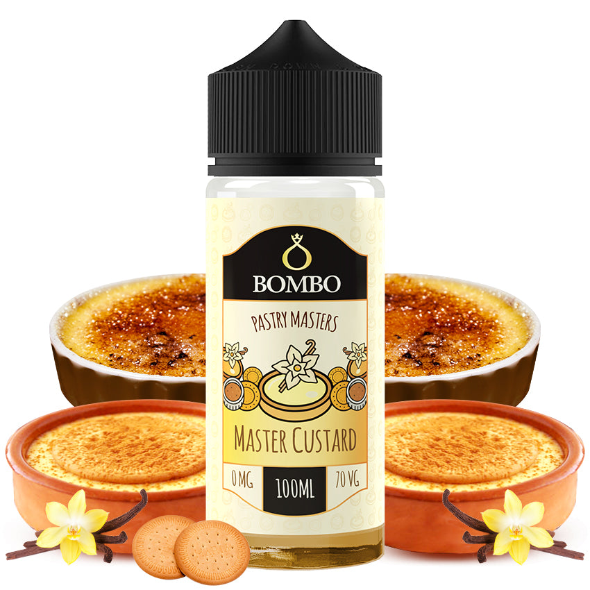 Bombo Master Custard 100ml E-Liquid Shortfill