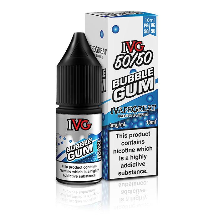 IVG 50/50 Bubblegum 10ml Nic Salt Vape Juice - Vapours Deal Ltd