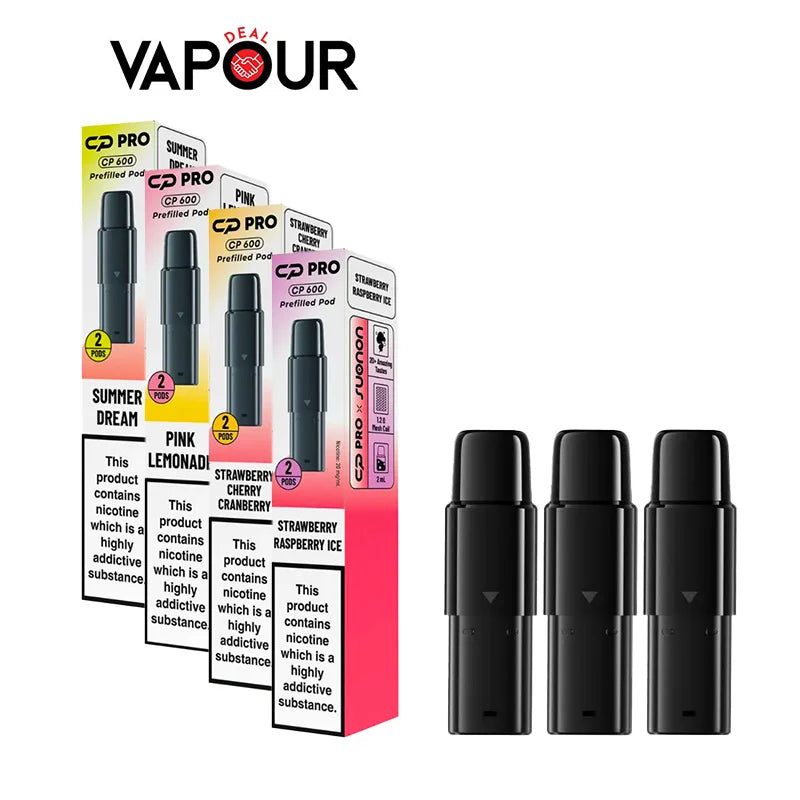 CP Pro 600 Puffs Prefilled Pods - Vapour Deal