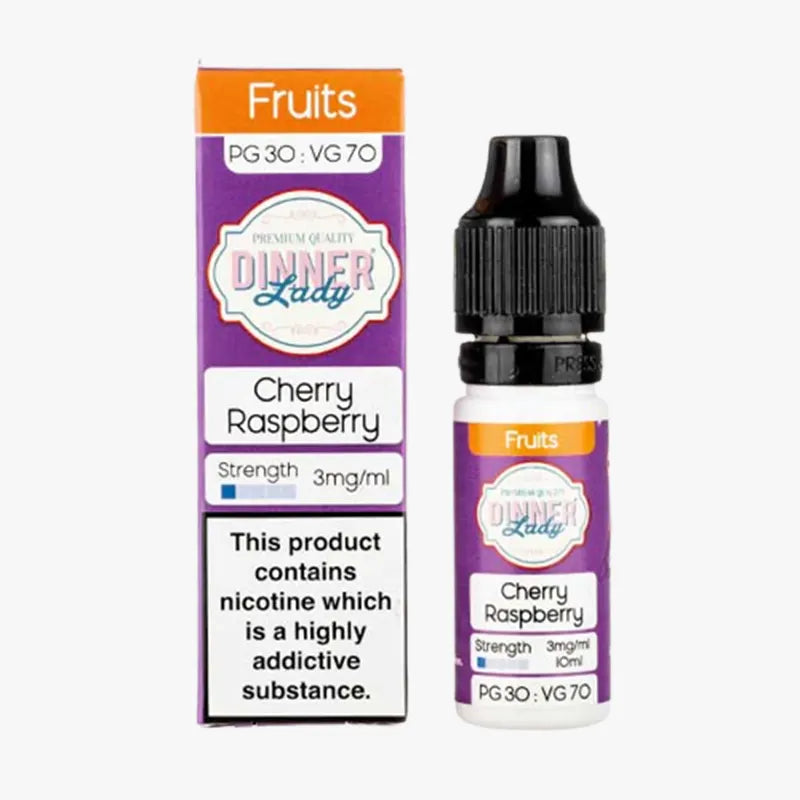 Cherry Raspberry 70/30 E-Liquid by Dinner Lady