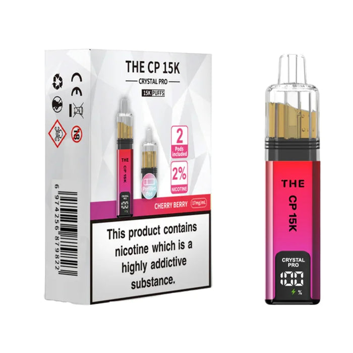 Cherry Berry Crystal Pro CP 15K Prefilled Pod Kit - Vapour Deal 