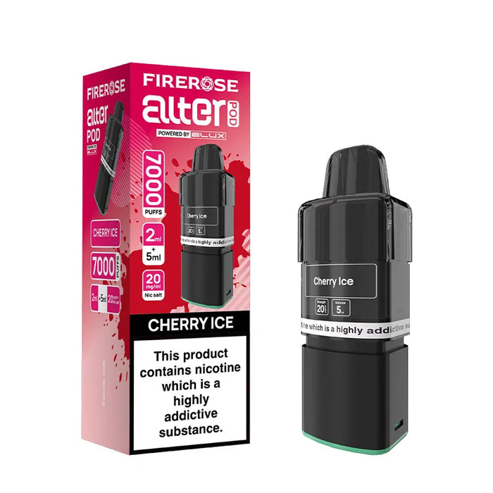 Cherry Ice Elux Firerose Alter 7000 Refill Pods