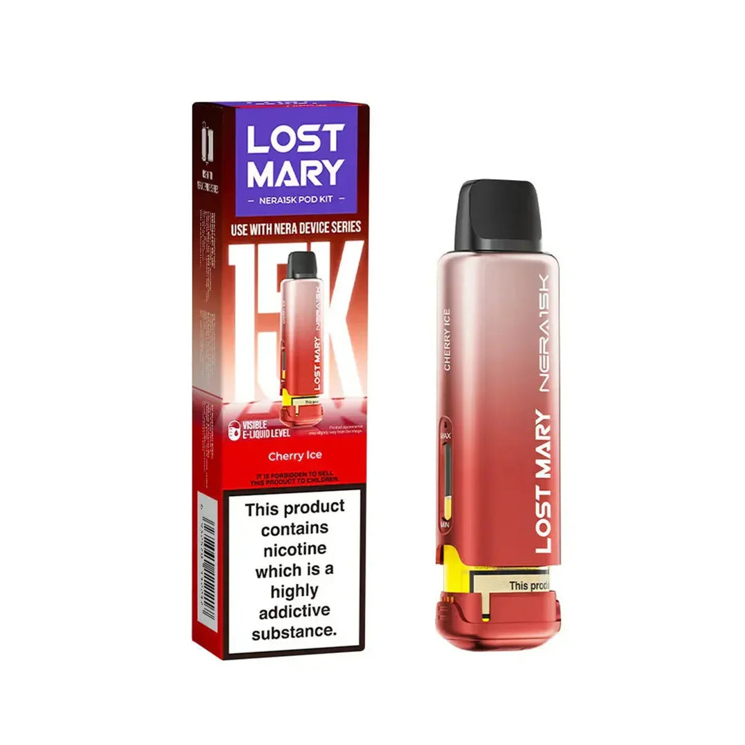 Cherry Ice Lost Mary Nera Fullview refill pods