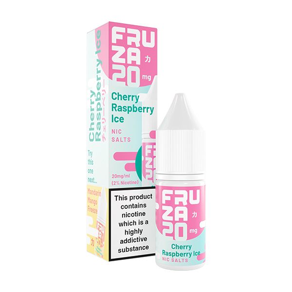 Cherry Raspberry Ice Nic Salt Vape Juice By Fruza