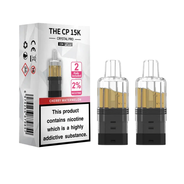 Cherry Watermelon Crystal Pro CP 15K Prefilled Pod + Refill Container
