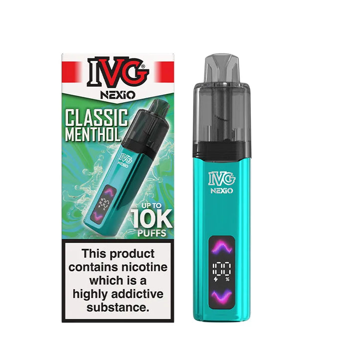 Classic Menthol IVG Nexio Prefilled Pod Kit