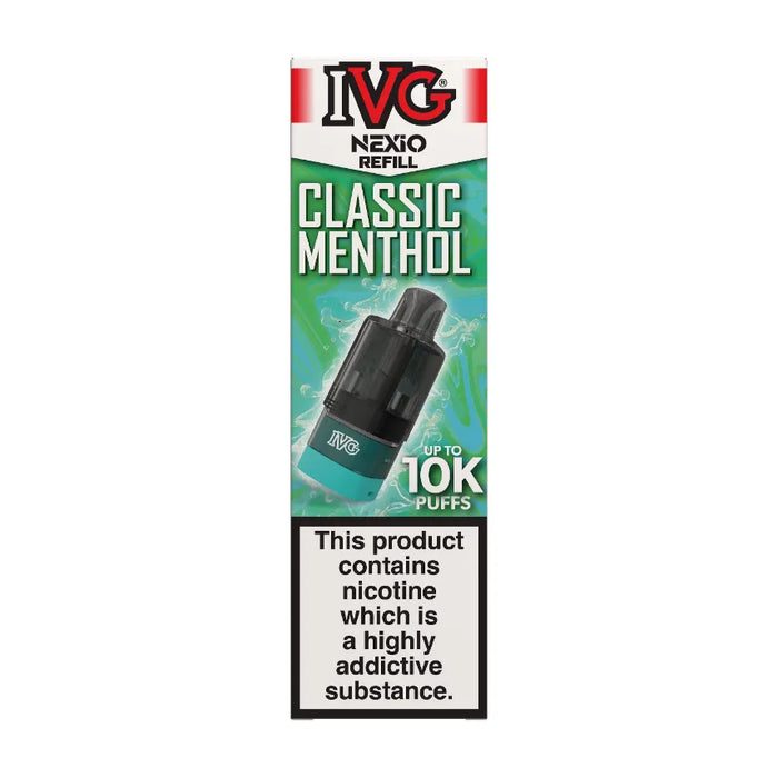 Classic Menthol IVG Nexio Refill Pods
