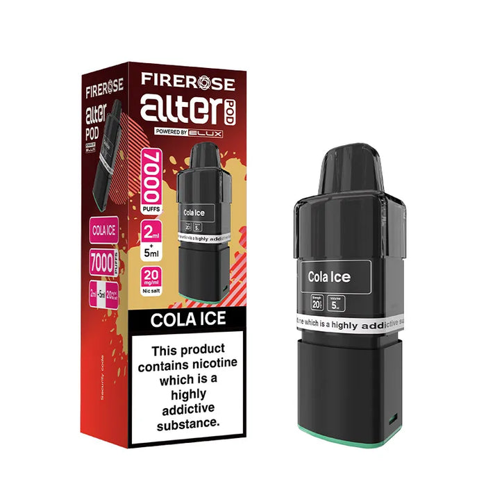 Cola Ice Elux Firerose Alter 7000 Refill Pods