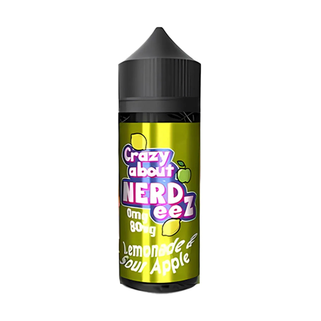 Crazy About Nerd'eez Lemonade Sour Apple 100ml E-Liquid