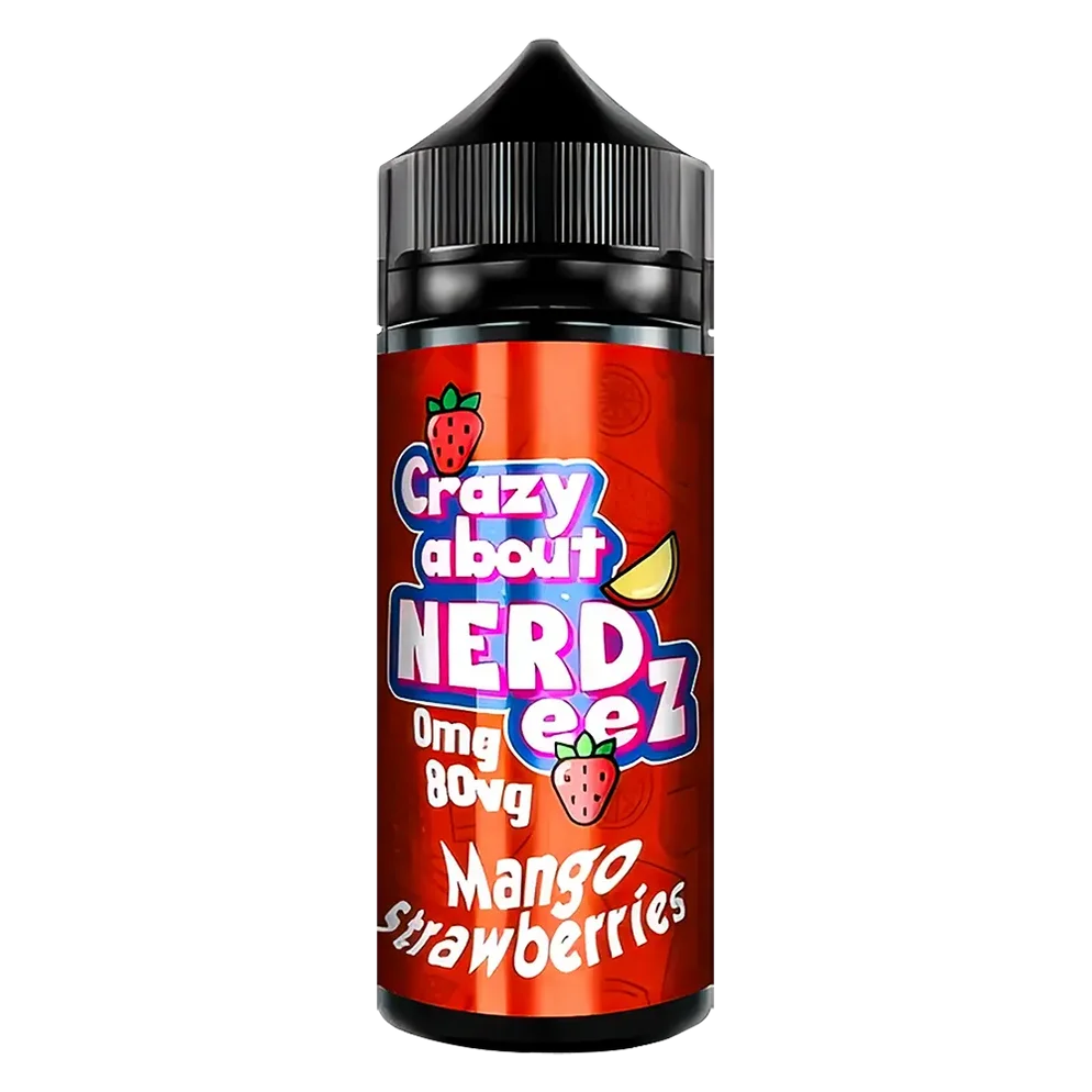 Crazy About Nerd'eez Mango Strawberries 100ml E-Liquid