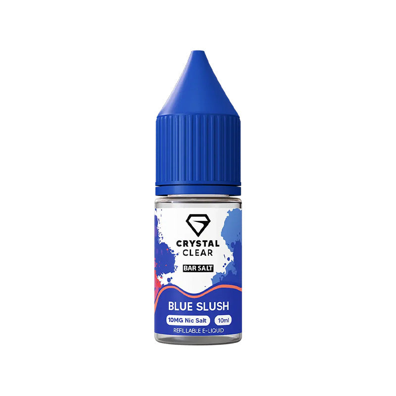 Crystal Clear Bar Salts Blue Slush Nic Salt Vape Juice