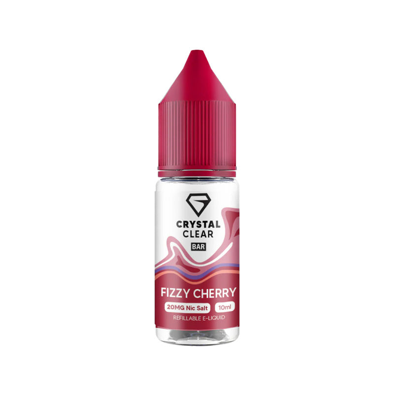 Crystal Clear Bar Salts Fizzy Cherry Nic Salt Vape Juice