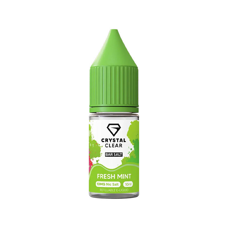 Crystal Clear Bar Salts Fresh Mint Nic Salt Vape Juice