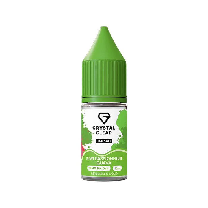 Crystal Clear Bar Salts Kiwi passionfruit Guava Nic Salt Vape Juice