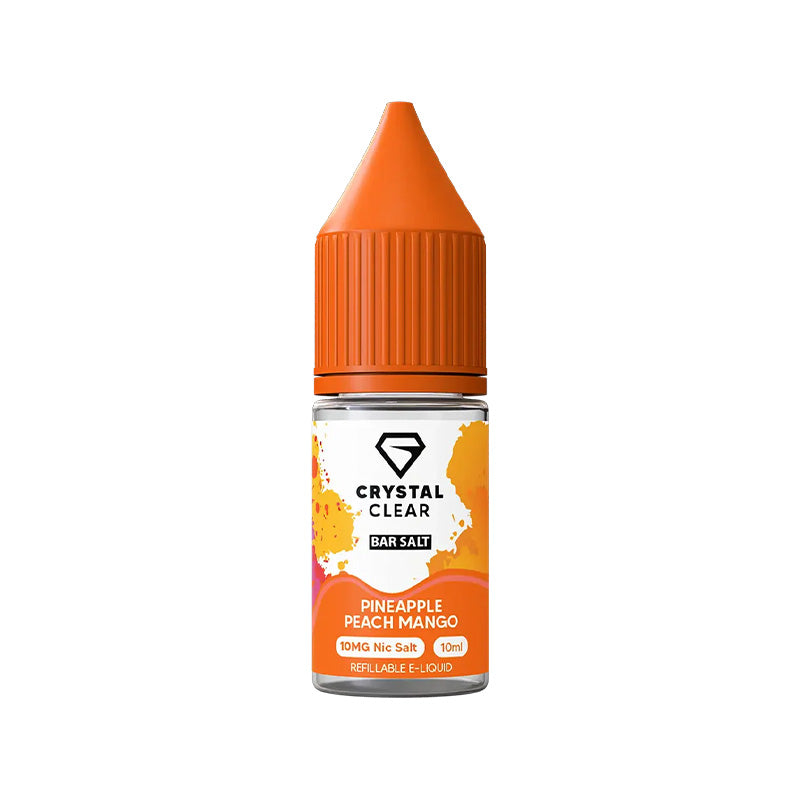Crystal Clear Bar Salts Pineapple Peach Mango Nic Salt Vape Juice