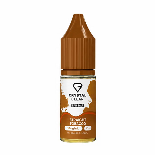 Crystal Clear Bar Salts Straight Tobacco Nic Salt 10mg