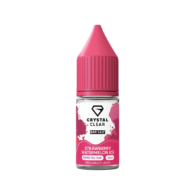 Crystal Clear Bar Salts Strawberry Watermelon Ice Nic Salt Vape Juice