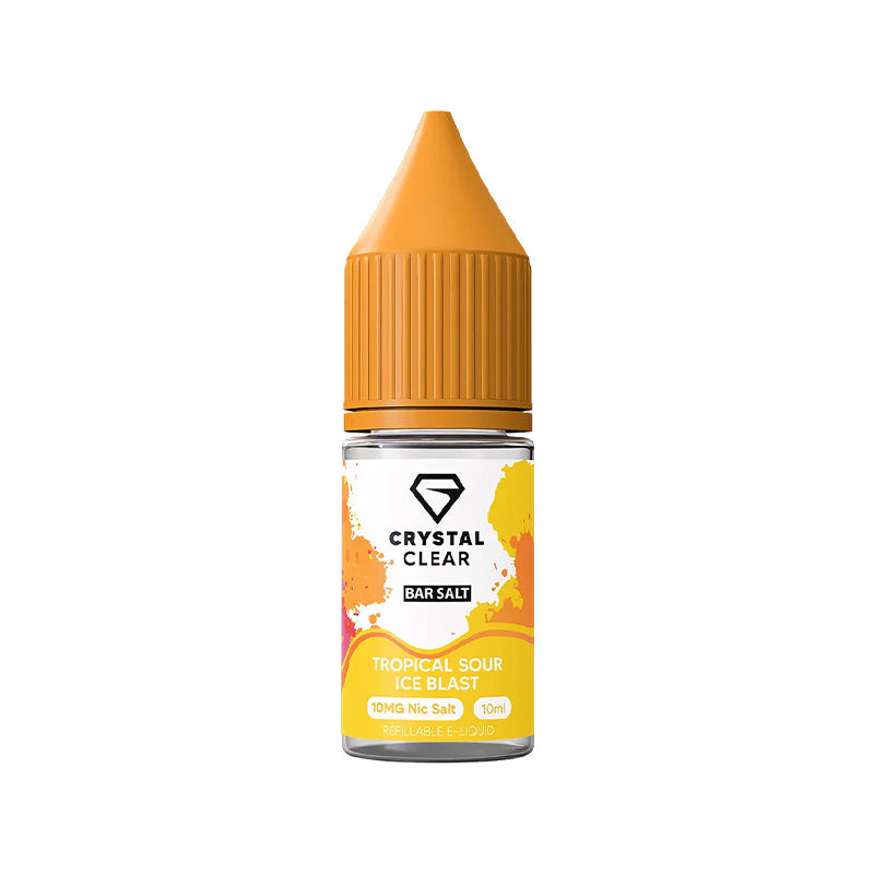 Crystal Clear Bar Salts Tropical Sour Iced Blast Nic Salt Vape Juice