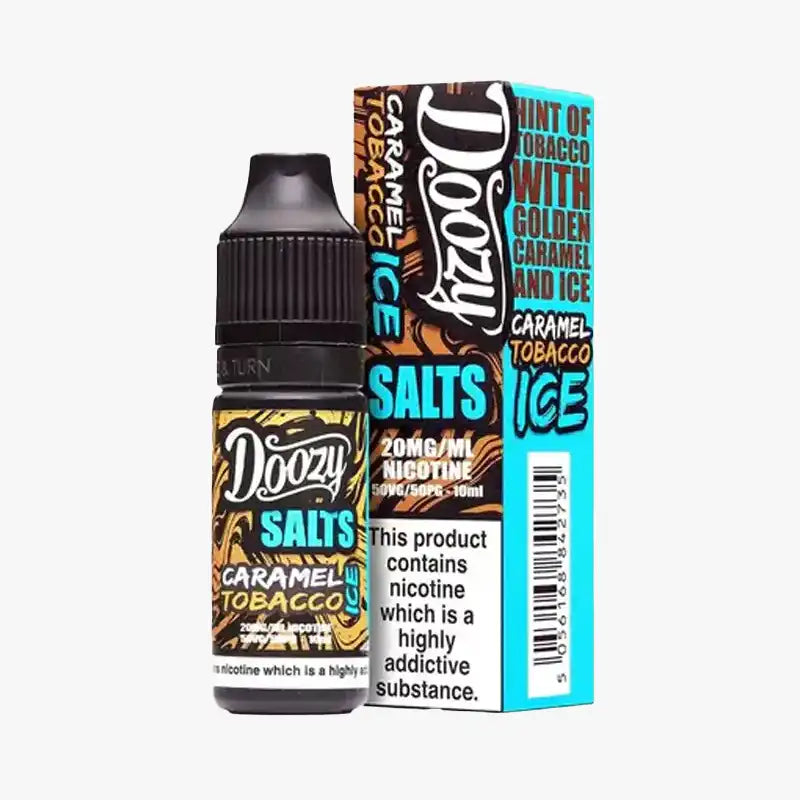 Doozy Nic Salt 10ml E Liquid Caramel Tobacco Ice