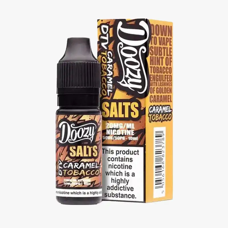 Doozy Nic Salt 10ml E Liquid Caramel Tobacco