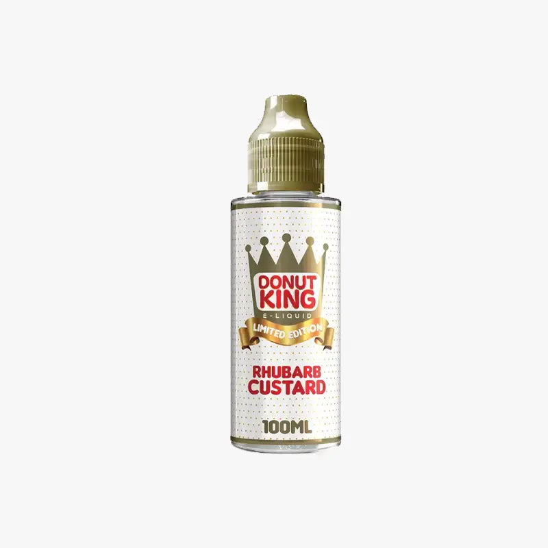 Donut King 100ml E Liquid Rhubarb Custard