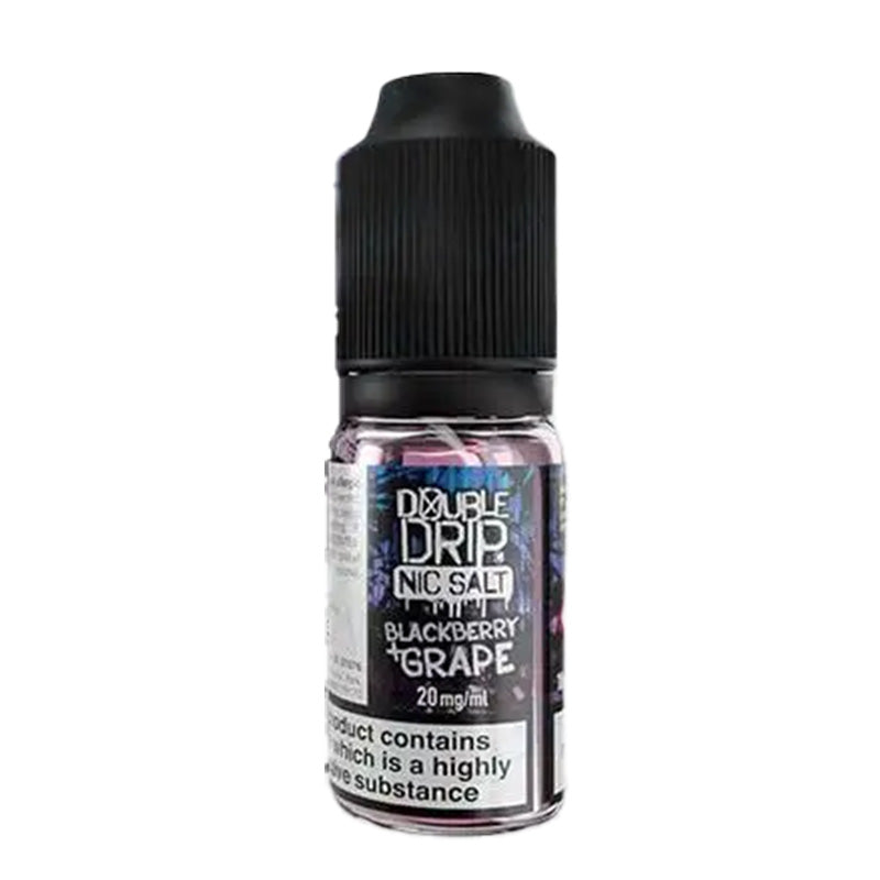 Double Drip Blackberry Grape Nic Salt Vape Juice