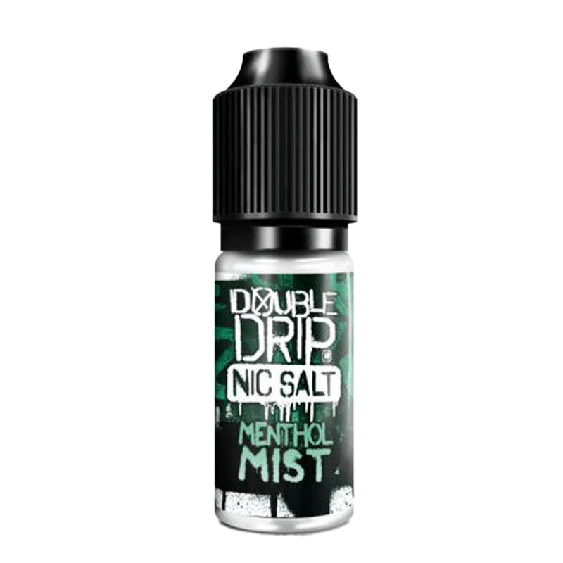 Double Drip Menthol Mist Nic Salt Vape Juice - 10 Pack
