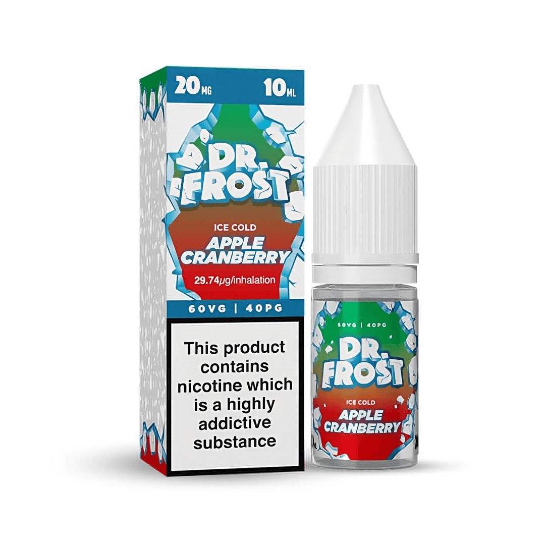Dr Frost Apple & Cranberry Ice Nic Salt E-Liquid - Vapours Deal Ltd
