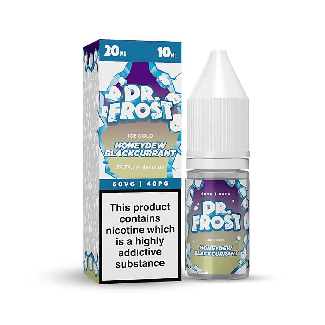 Dr Frost Honeydew Blackcurrant Ice Nic Salt E-Liquid - Vapours Deal Ltd