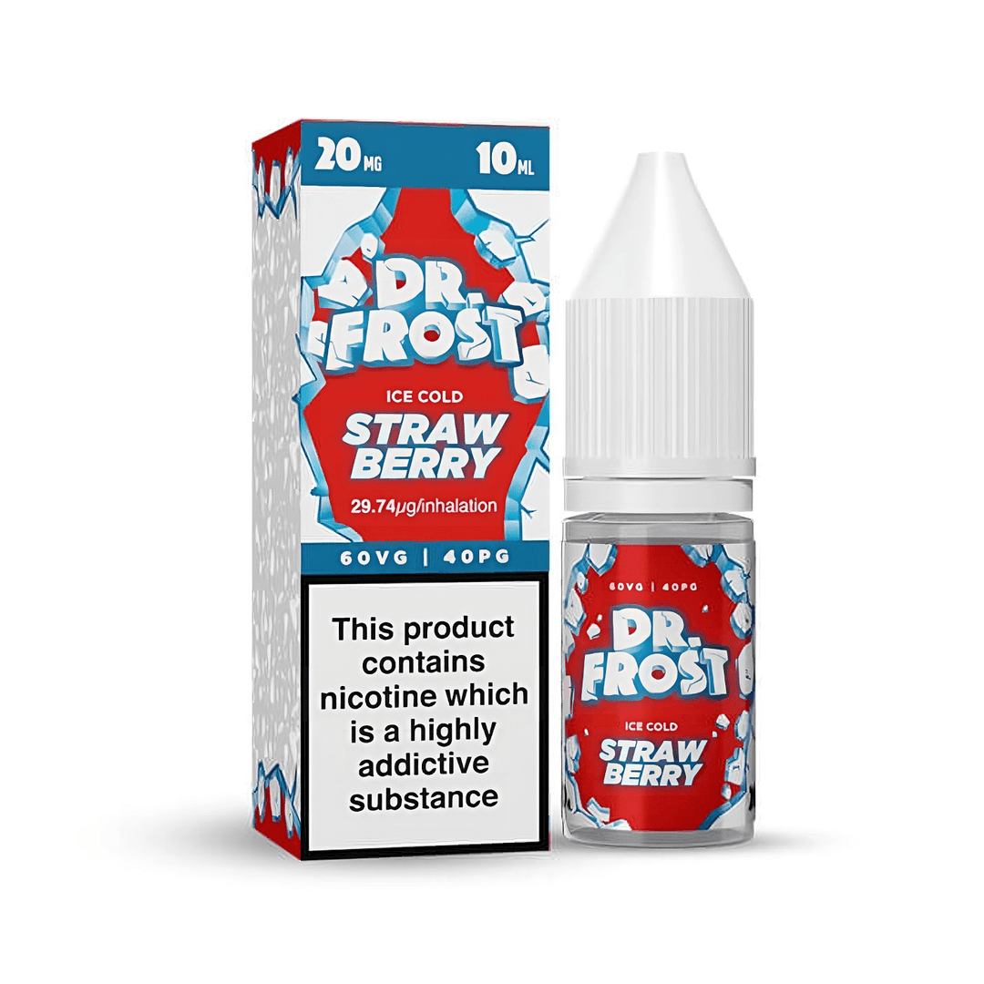 Dr Frost Strawberry Ice Nic Salt E-Liquid - Vapours Deal Ltd