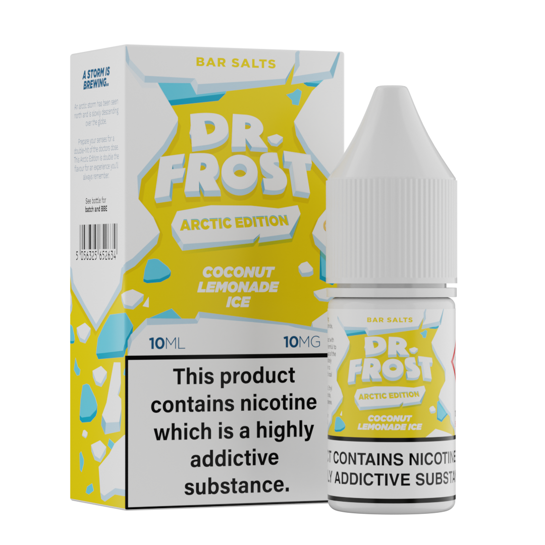 Dr Frost Arctic Edition Coconut Lemonade Ice Nic Salt E-Liquid