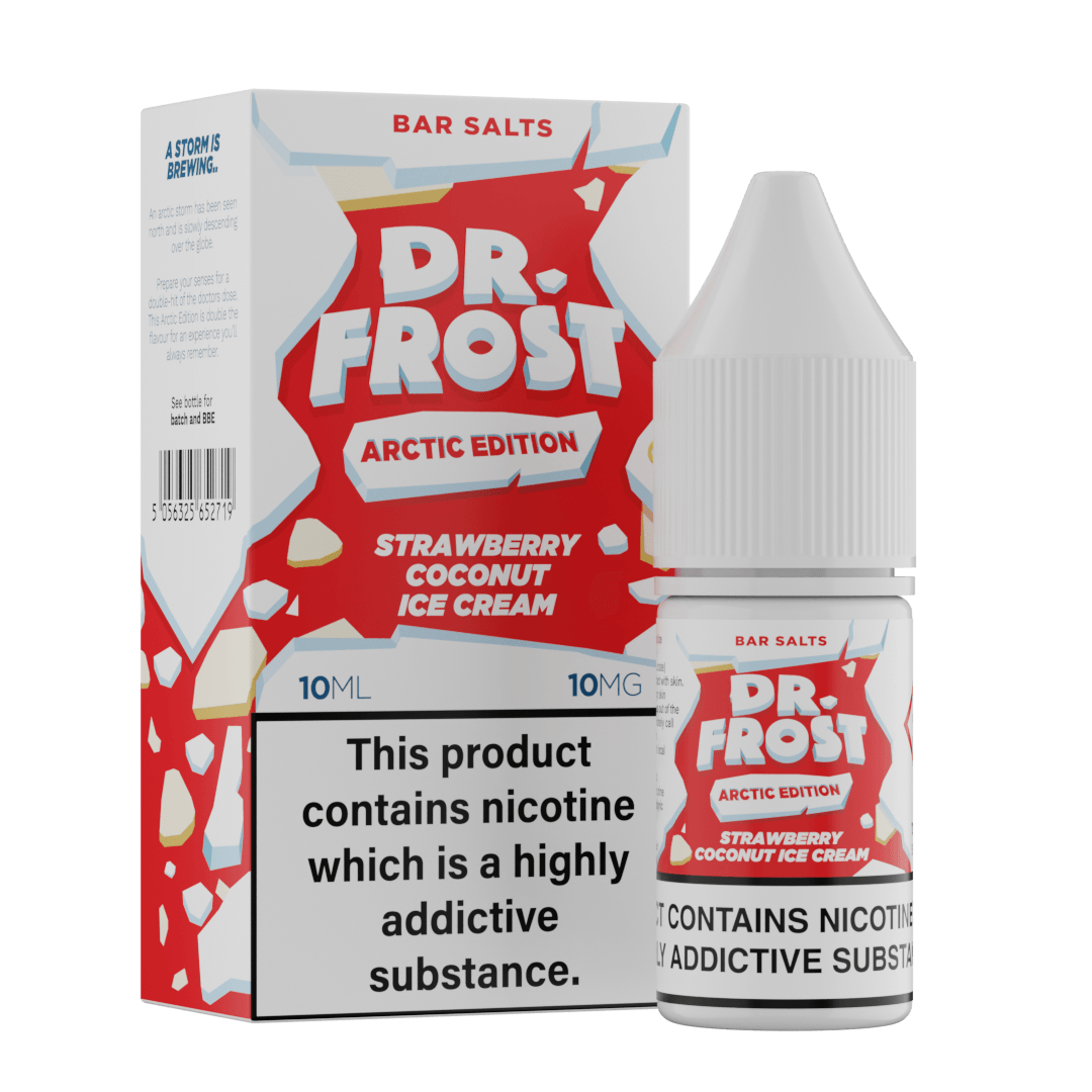 Dr Frost Arctic Edition Strawberry Coconut Ice Cream Nic Salt E-Liquid - Vapours Deal Ltd
