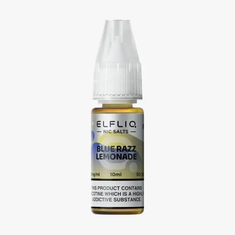 ELFLIQ 10ml Nic Salt E Liquid Juice Blue Razz Lemonade